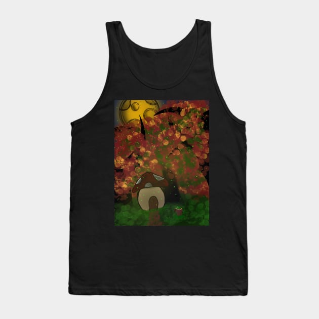 Mushroom House Tank Top by Braincave